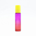 10ml clear glass perfume bottle with metal roller ball aluminum lid Roller-2031A